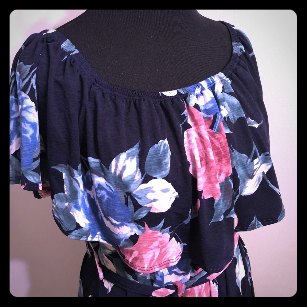 Floral Off The Shoulder Maxi NWOT